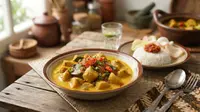 Resep Gulai Kimpul Sederhana dengan Bumbu Rumahan, Kuah Santannya Gurih dan Bumbunya Meresap