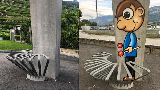 7 Potret Fasilitas Umum di Jalanan Ini Dapat Sentuhan Seni, Jadi Makin Hidup