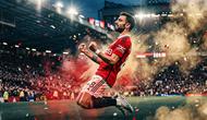 Ilustrasi Bruno Fernandes, Manchester United. (Foto by Gemini AI)