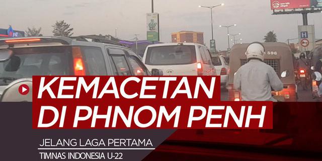 VIDEO: Kemacetan Jelang Laga Pertama Timnas Indonesia di Piala AFF U-22 2019