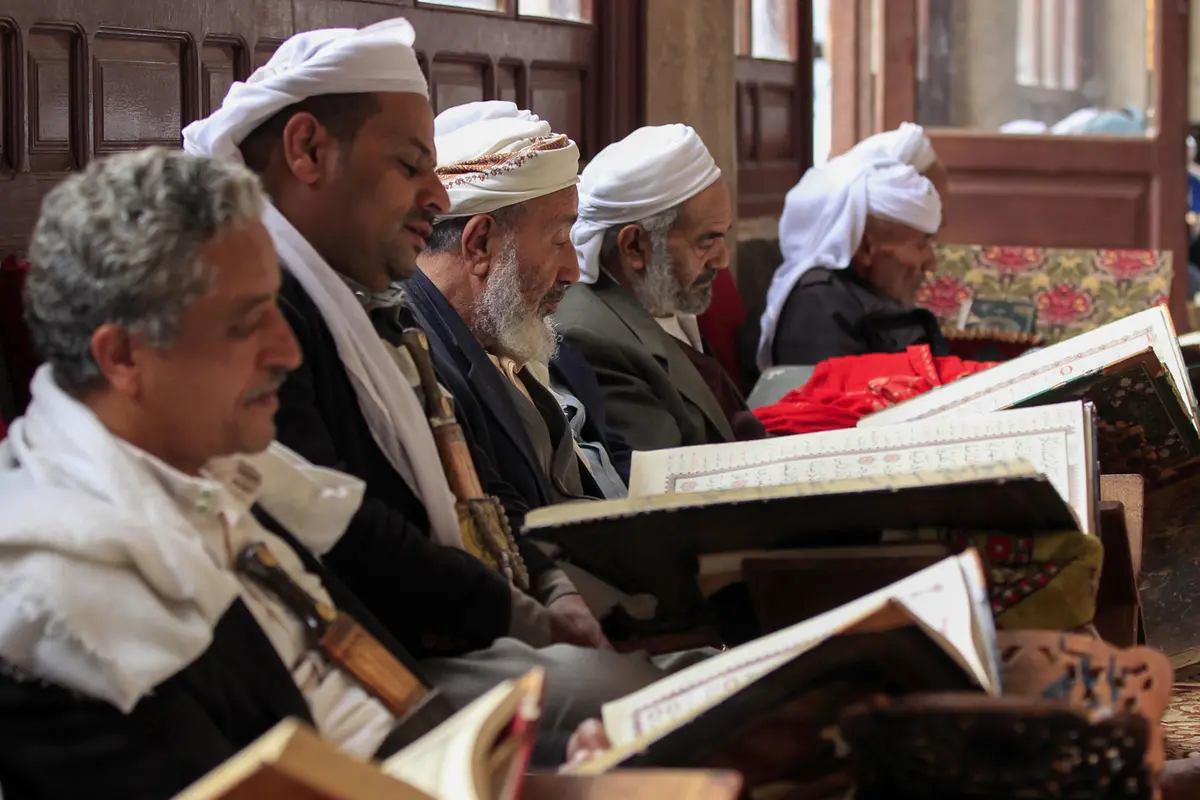 Semarak Ramadan di Masjid Agung Sanaa