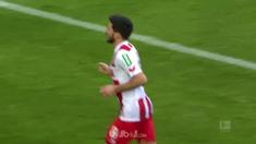 Tim juru kunci FC Koln ditahan Augsburg 1-1 dalam laga lanjutan Bundesliga, Sabtu (27/1). Milos Jojic membawa tuan rumah unggul le...