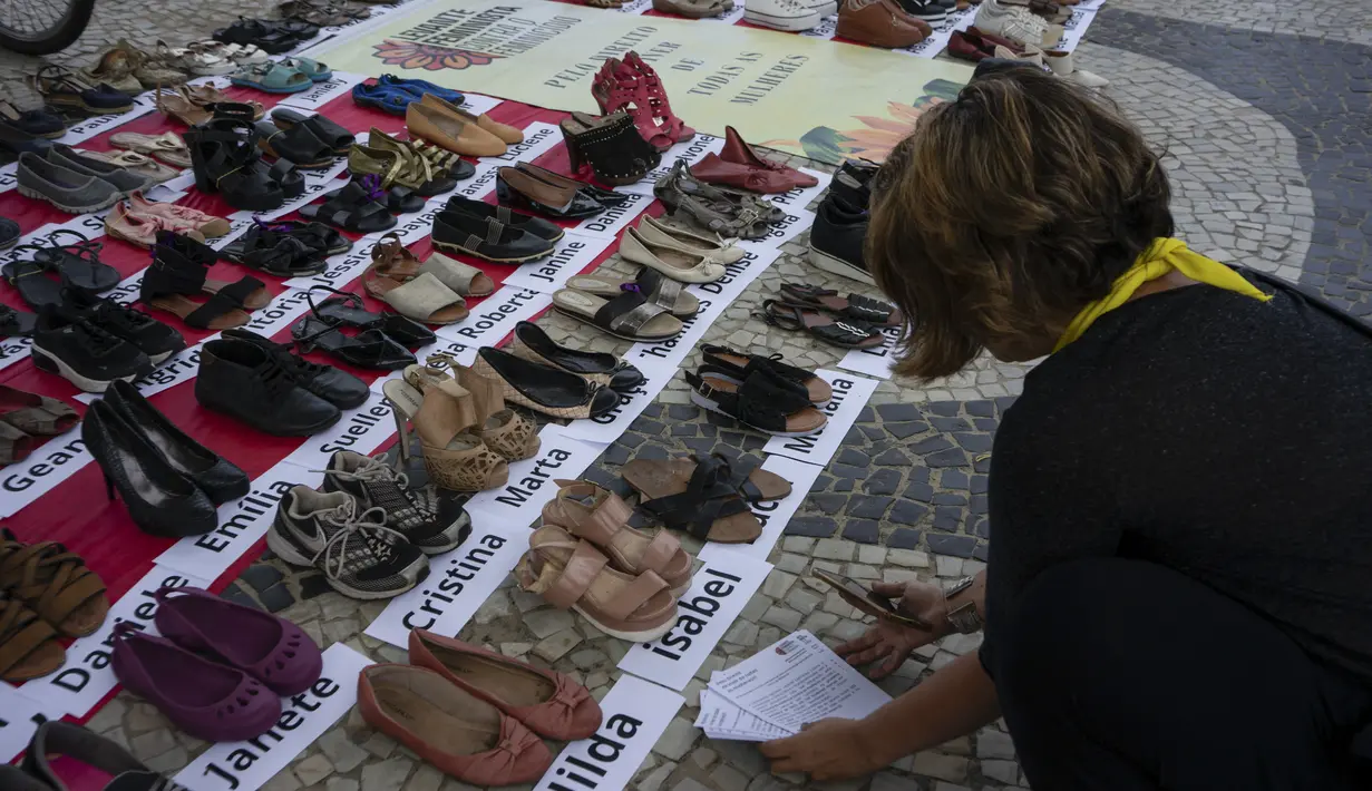 Brasil mencatat 722 kasus pembunuhan perempuan pada paruh pertama tahun 2023, jumlah tertinggi yang tercatat sejak 2019 dalam rangkaian sejarah, menurut survei oleh Forum Keamanan Publik Brasil. (Tercio TEIXEIRA / AFP)