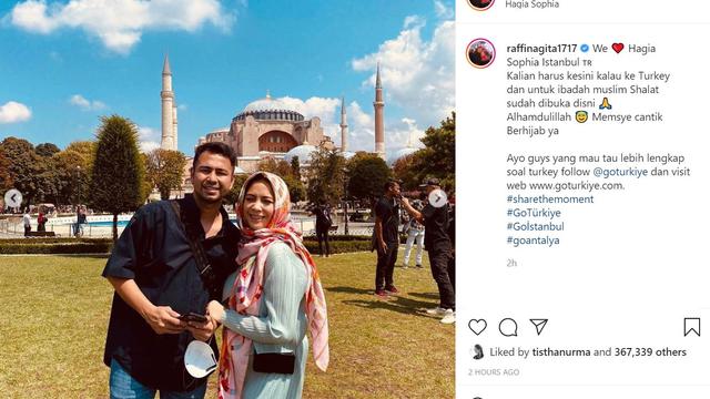 Raffi Ahmad - Nagita Slavina (Foto: Instagram/@raffinagita1717)