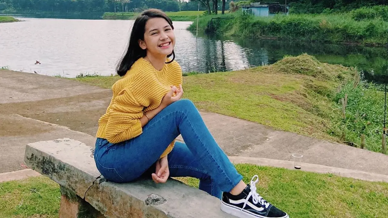 FOTO: Gaya Kasual Sandrinna Michelle, Manis Banget