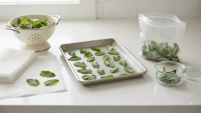 Cara Mengolah Daun Mint Sebelum Busuk