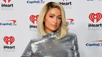 Paris Hilton menghadiri iHeartRadio 102.7 KIIS FM's Jingle Ball 2022 yang dipersembahkan oleh Capital One di The Kia Forum, Inglewood, California, Amerika Serikat, 2 Desember 2022. Paris Hilton mencuri perhatian saat menghadiri acara tersebut. (Jon Kopaloff/Getty Images/AFP)