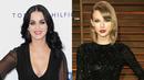 Dress hitam panjang untuk acara resmi, tentu Katy Perry dan Taylor Swift punya gaya serupa. (REX/Shutterstock/HollywoodLife)