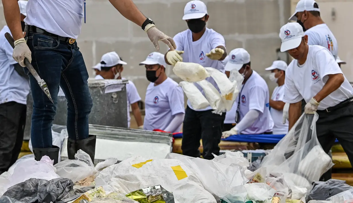 Negara ini tidak memiliki hukuman mati bagi pengedar narkoba. (AFP/TANG CHHIN SOTHY)