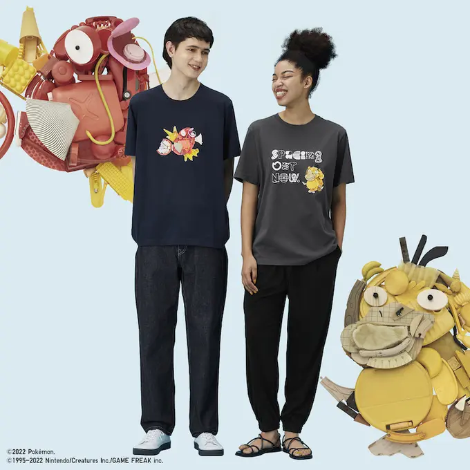 Koleksi T-Shirt Menggemaskan Pokemon Terbaru yang Menampilkan Scrap Collages