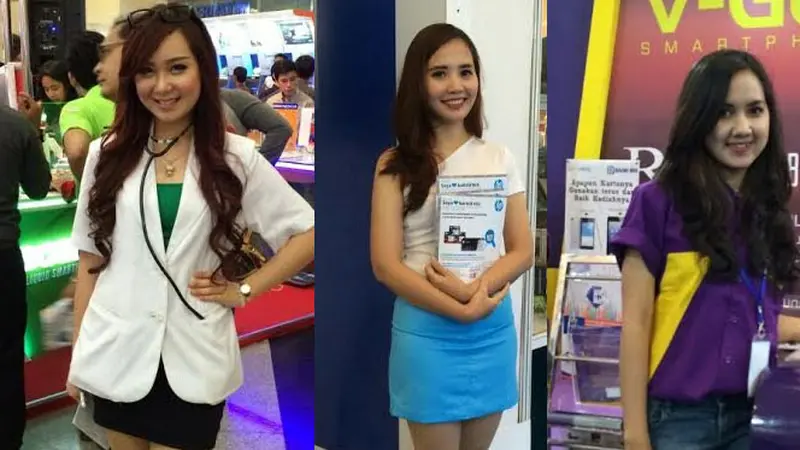 Bidadari-bidadari Cantik di Indocomtech 2014