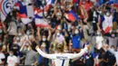 Griezmann sudah mempersembahkan sejumlah gelar bergengsi mulai dari Euro U-19 2010, Piala Dunia 2018, dan EUFA Nations League 2021. Ia juga sempat dianugerahi pemain terbaik pada 2016. (AFP/Franck Fife)