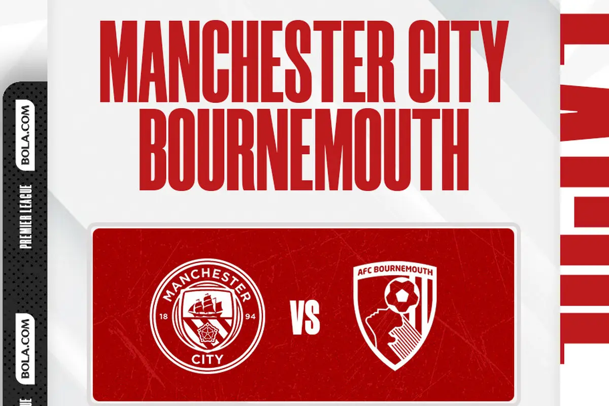 Cover Prediksi Liga Inggris - Man City Vs Bournemouth