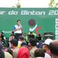 Menteri Pendayagunaan Aparatur Negara dan Reformasi Birokrasi (PANRB) Asman Abnur membuka Tour de Bintan 2018 di Kepulauan Riau, Sabtu (24/03/2018). (foto: istimewa)