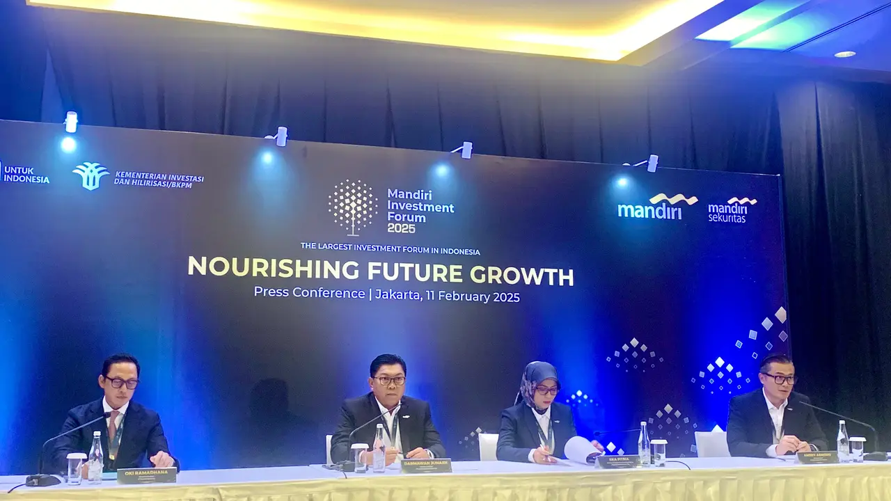 PT Bank Mandiri Tbk bersama Mandiri Sekuritas kembali menggelar Mandiri Investment Forum (MIF) 2025 pada Selasa, 11 Februari 2025.
