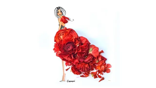 Gambar Rok Diganti Mawar Merah, 6 Karya Lukisan Ini Menakjubkan