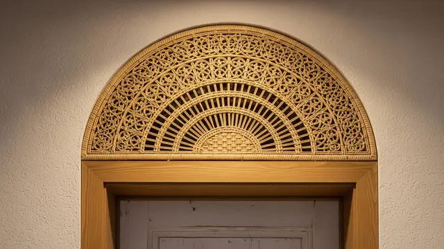Lubang Angin Setengah Lingkaran ala Boho Loft