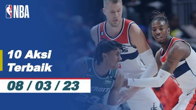 Berita Video, 10 Aksi Terbaik NBA Hari pada Rabu (8/3/2023)