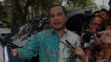 Politisi PKB Marwan Jaafar termasuk orang yang dipanggil Jokowi ke Istana Negara, Jakarta, Kamis (23/10/2014) (Liputan6.com/Herman Zakharia)