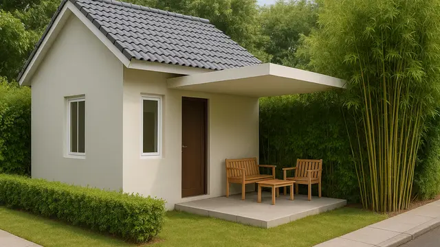 Rumah Tipe 21 dengan Teras Mini (Foto: ChatGPT)