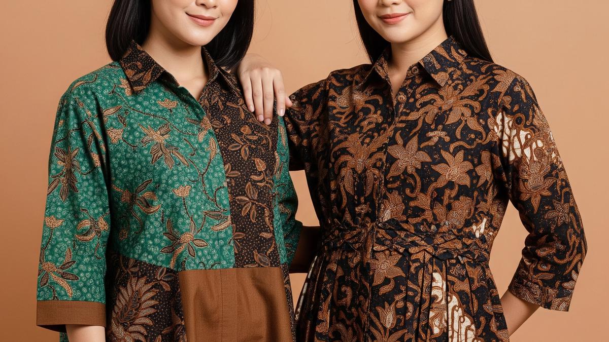 9 Model Kemeja Batik Wanita Gemuk yang Modis dan Nyaman