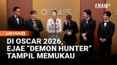 Penyanyi EJAE mengungkapkan rasa bangganya setelah tampil di panggung Academy Awards atau Oscar 2026 di Los Angeles, Amerika Serikat. Ia menyebut kesempatan tersebut sebagai pengalaman luar biasa yang tidak pernah ia bayangkan sebelumnya.