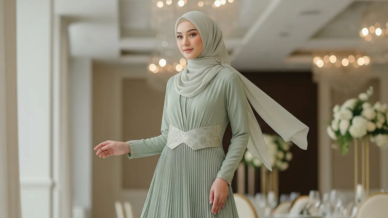 Model Gamis Ramadhan Simple yang Bakal Ngetren untuk Bukber 2026 (Image by Gemini AI)