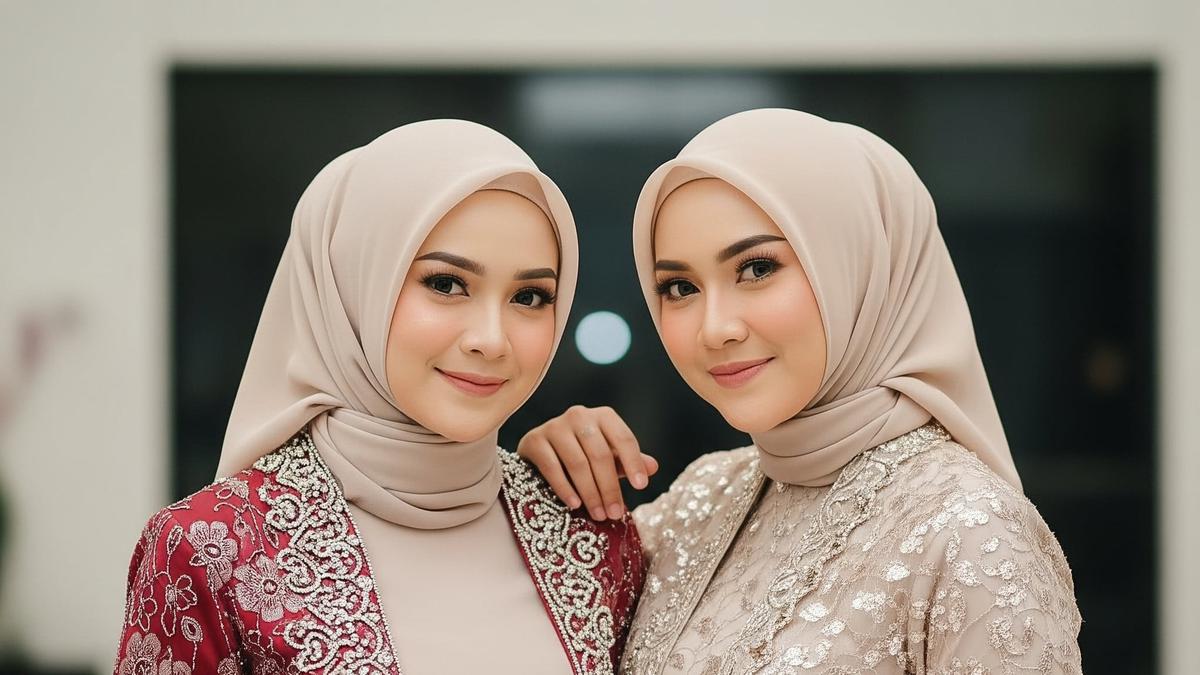 10 Model Brokat Mutiara Kombinasi Gamis Syar’i 2025, Elegan, Nyaman, Siap Sholat