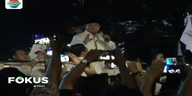Prabowo Imbau Pendukungnya Usung Pilpres Damai dan Sejuk