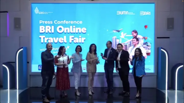 Konferensi pers BRI Online Travel Fair, Jumat (20/5/2022) (Foto: Liputan6.com/Pipit I.R)