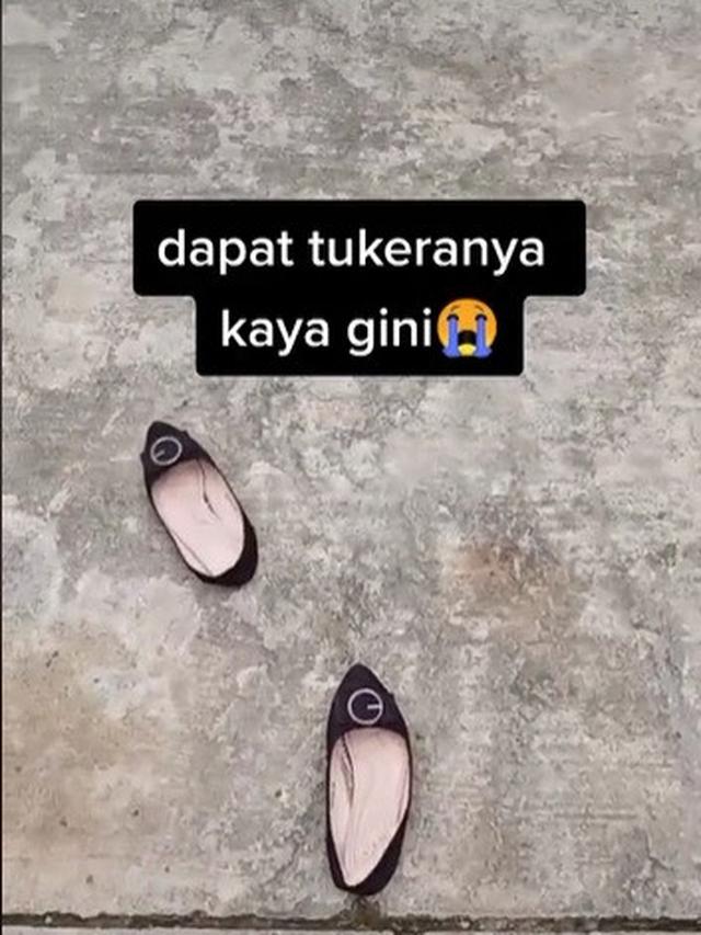 korban tukar sandal jumatan