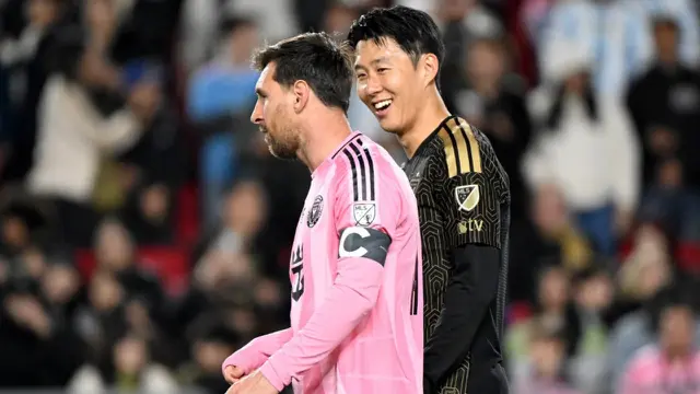 Son Heung-min, Lionel Messi
