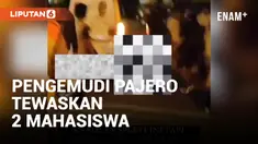 Viral! Pengemudi Pajero Tabrak 2 Mahasiswa Hingga Tewas