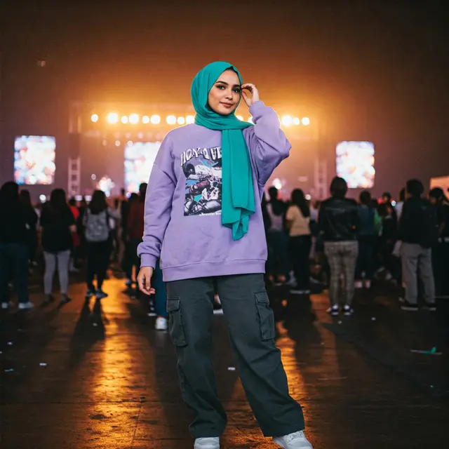 Inspirasi Concert Outfits untuk Wanita Hijab, Stylish dan Nyaman