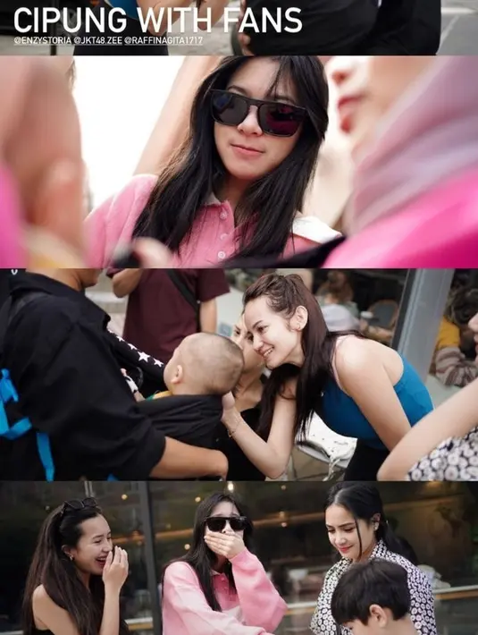 Momen Cipung ketemu kakak-kakak cantik, ada Beby Tsabina dan Zee JKT48. Emang bisa buat secandu itu adik Rafathar, Beby dan Zee senang banget bisa ketemu.
(Instagram.com/raffinagita1717)