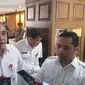 Bupati Tangerang, Ahmed Zaki Iskandar bertemu Wali Kota Tangerang, Arief R Wismansyah di Pusat Pemerintahan Kota Tangerang. (Liputan6.com/Pramita Tristiawati)