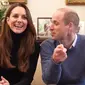 Kate Middleton dan Pangeran  William. (Tangkapan layar YouTube/ The Duke and Duchess of Cambridge)