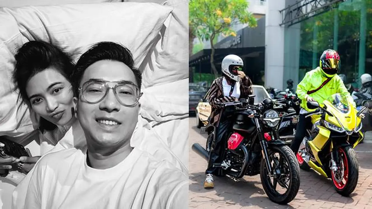 7 Momen Kompak Wika Salim Bareng Kekasih, Naik Moge Hingga Travelling Bareng