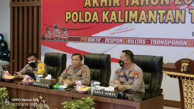 Jumpa pers Mapolda Kaltim.