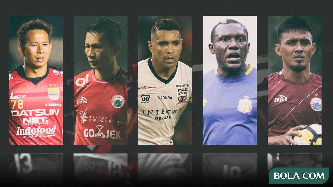 Pemain Tua - I Made Wirawan, Ismed Sofyan, Beto Goncalves, Herman Dzumafo, Maman Abdurrahman