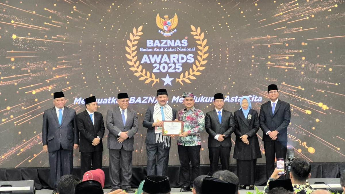 Wali Kota Tarakan Khairul Raih BAZNAS Awards 2025, Bukti Nyata Komitmen Dukung Gerakan Zakat