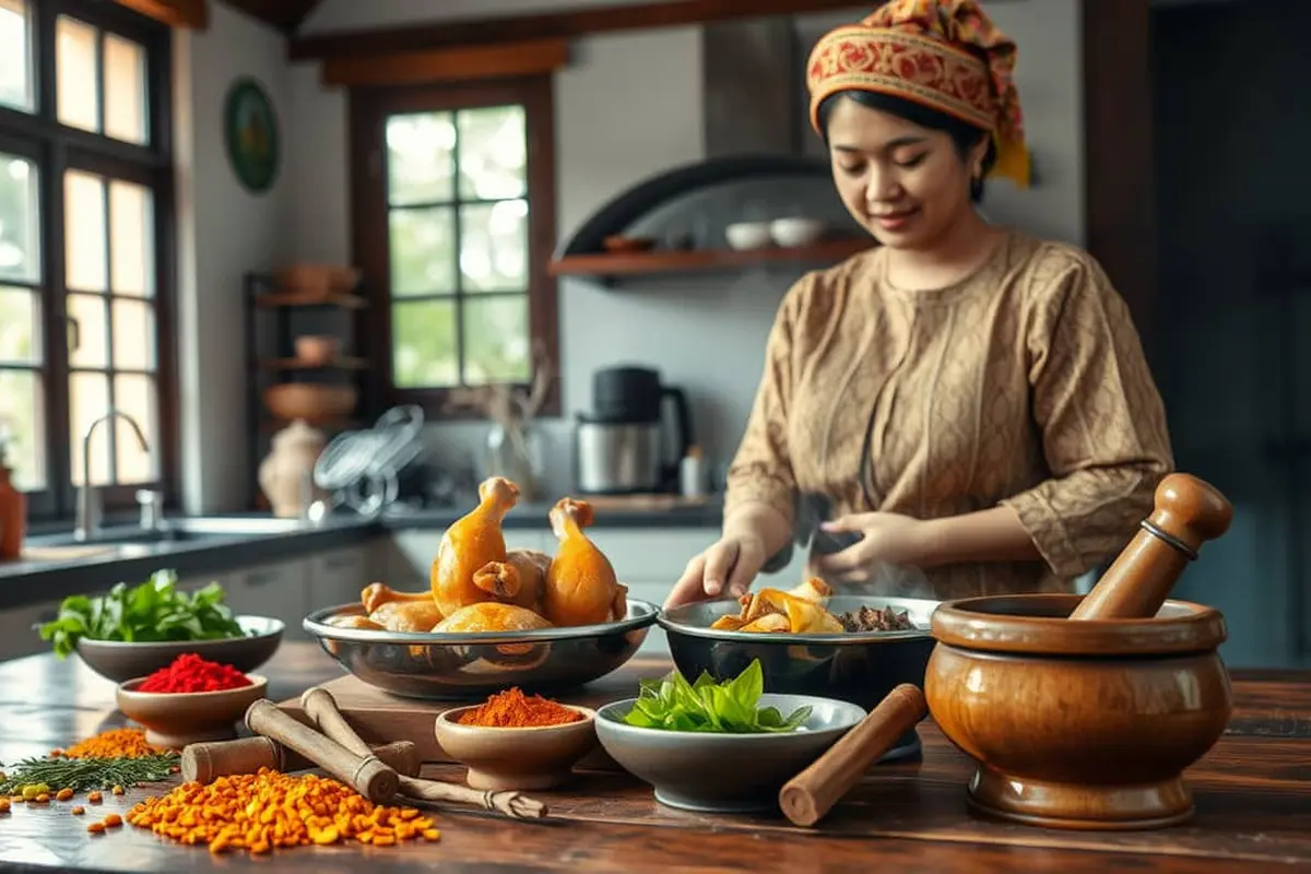 resep ayam ungkep bumbu meresap