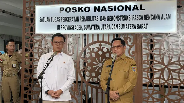 Tito dan Sugiono Bahas Percepatan Pemulihan Pascabencana di Sumatra
