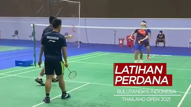 VIDEO: Tim Bulutangkis Indonesia Gelar Latihan Perdana Jelang Thailand Terbuka 2021