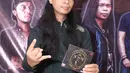 "Sekarang launching album kompilasi 3 To Rock, kami kontribusi 2 lagu. Judulnya Hadapilah sama Nightmare," kata Pupun Dudiyawan di KFC Kemang, Jakarta Selatan, Jumat (29/4). (Nurwahyunan/Bintang.com)