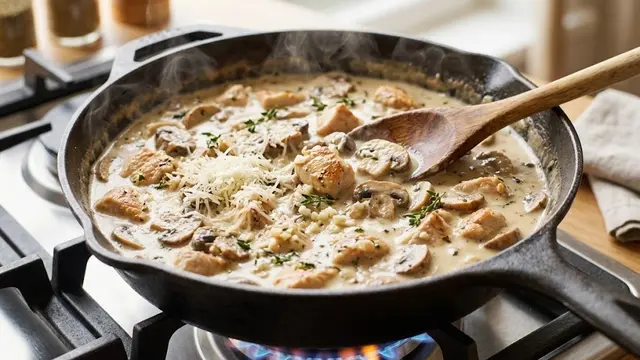 Resep chicken mushroom