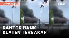 KANTOR BANK JATENG CABANG KLATEN TERBAKAR, 2 PETUGAS DAMKAR TERLUKA