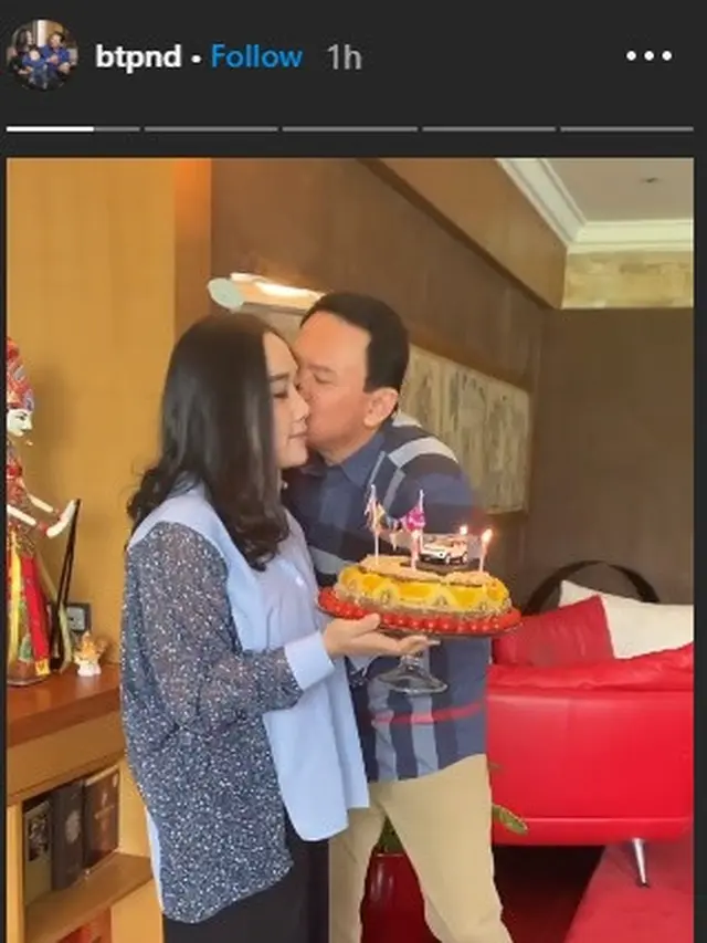 7 Momen Seru Ulang Tahun Ahok Ke-54, Bernyanyi Bersama Istri dan Anak