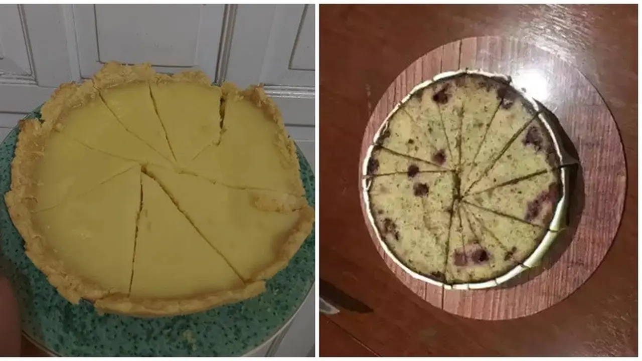 6 Potret Kue Dipotong Tidak Simetris Ini Bikin Kesal, Jadi Kurang Menarik
