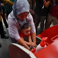 Rayyan Malik alias Cipung, sedang cuci tangan. (Foto: Dokumen/Lifebuoy)